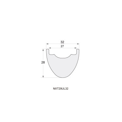 NEXTIE ULTRALIGHT 29" ráfik 30mm Carbon Premium Symmetric