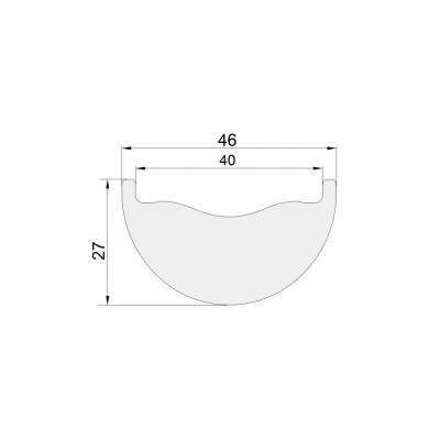 NEXTIE 29+" ráfik 46mm Carbon Premium Symmetric