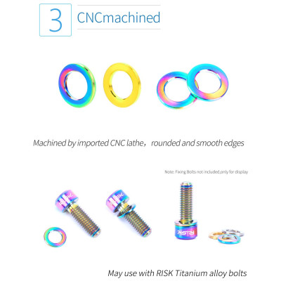 OIL SLICK M6 Titanium washer 1pc