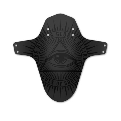 Loose Riders Mudguard - Cult Of Shred Black