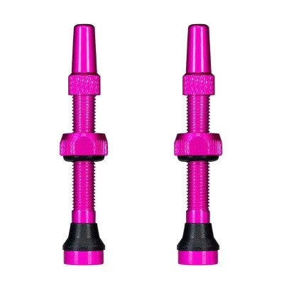 Pink Tubeless Valves Presta Pink 44mm 1 pair
