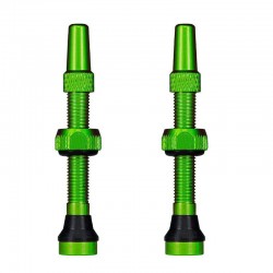 Zelené Bezdušové Ventilky Presta Green 44mm 1 pár