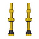 Golden Tubeless Valves Presta Gold 44mm 1 pair