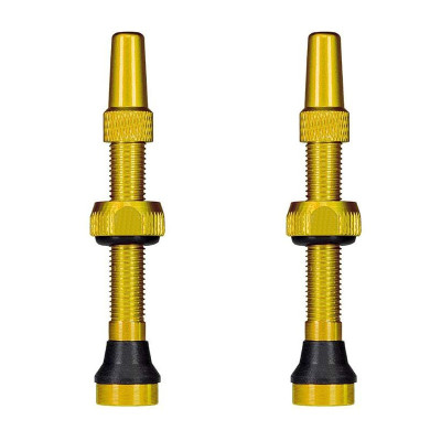 Golden Tubeless Valves Presta Gold 44mm 1 pair