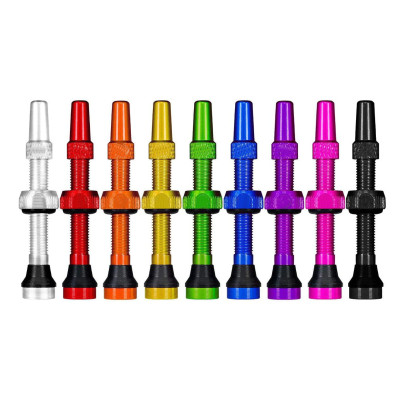 Red Tubeless Valves Presta Red 44mm 1 pair