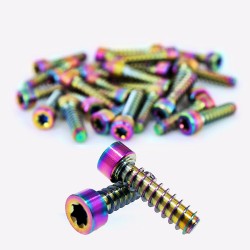 M5x18 TORX OIL SLICK Titánové skrutky do objímky MAGURA 4ks