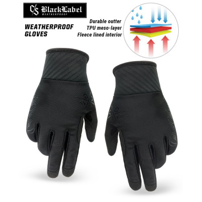 Insulated Gloves Loose Riders C/S Black Label Gloves Black