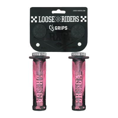 Grips Loose Riders C/S GRIPS Pink & Black 31.2mm