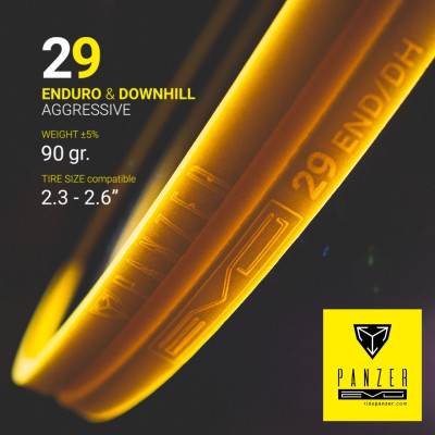 Insert PANZER EVO 29 ENDURO DOWNHILL TIRE INSERT + 125ml sealant