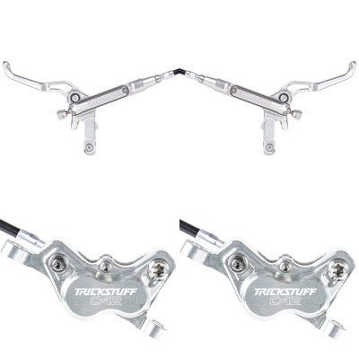 Trickstuff DIRETTISSIMA Silver Disc Brake SET