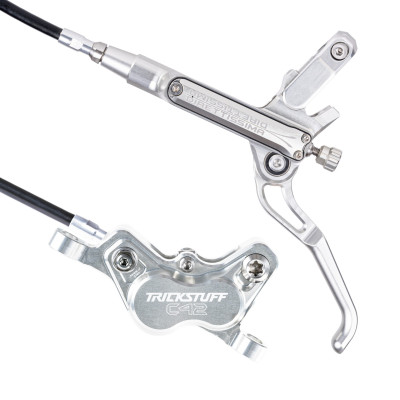 Trickstuff DIRETTISSIMA Silver Disc Brake SET