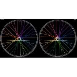 INDUSTRY NINE 29″ EN300 ENDURO 300 32H 1870g Vypletené kolesá Custom Silver Rainbow