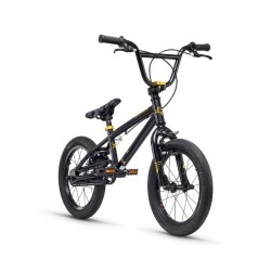 SCOOL Detský BMX bicykel XtriX mini 16 čierny/zlatý 16