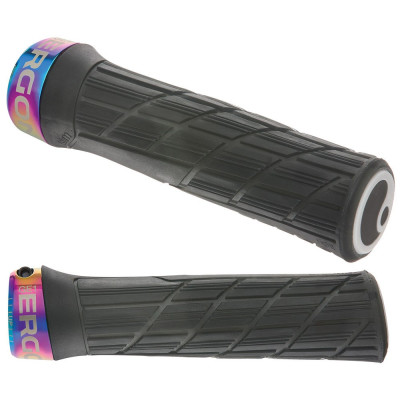 ERGON GE1 EVO FACTORY FROZEN STEALTH/OIL SLICK Grips