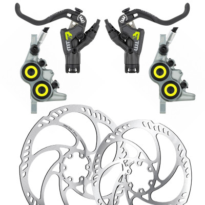 Magura MT7 PRO 1-finger disc brakes | SET Storm HC 203/180