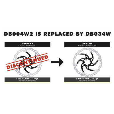 GALFER WAVE FIXED DB034W EBIKE 203mm 2.00mm Brake Disc