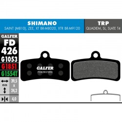 Brzdové platničky GALFER FD426 STANDARD čierne FD426G1053 SHIMANO Saint / XTR19 / TRP