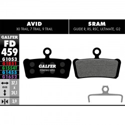 Brzdové platničky GALFER FD459 STANDARD čierne FD459G1053 AVID X0/SRAM Ultimate Guide