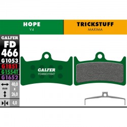 Brzdové platničky GALFER FD466 PRO zelené FD466G1554T HOPE V4 TRICKSTUFF MAXIMA