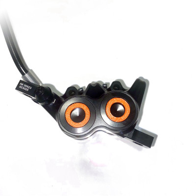 Orange Covers MT5 / MT7 / MT-Trail krytky na 4-piestové strmene Oranžové