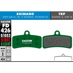 Brzdové platničky GALFER FD426 E-BIKE fialové FD426G1652 SHIMANO Saint / XTR19