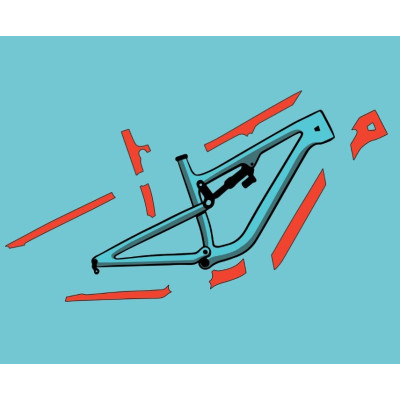 RideWrap TAILORED Protection Frame Kit Frame protection film 95%