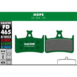 Brzdové platničky GALFER FD465 PRO zelené FD465G1554T HOPE E4