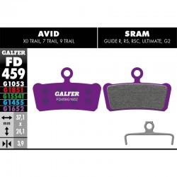 Brzdové platničky GALFER FD459 E-BIKE fialové FD459G1652 AVID X0/SRAM Ultimate Guide
