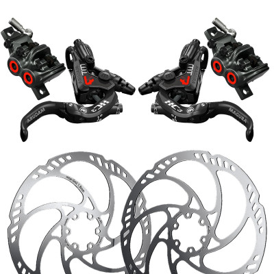 Magura MT7 HC3 red Special Edition disc brakes | SET Storm HC 203/203