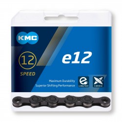 KMC ebike e12 BlackTech pre elektrobicykle, 12 Speed reťaz