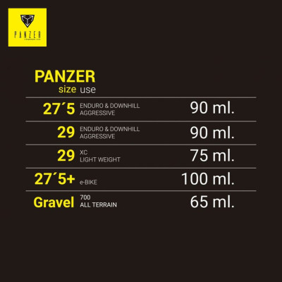 PANZER ANTI-PUNCTURE tubeless sealant 250ml