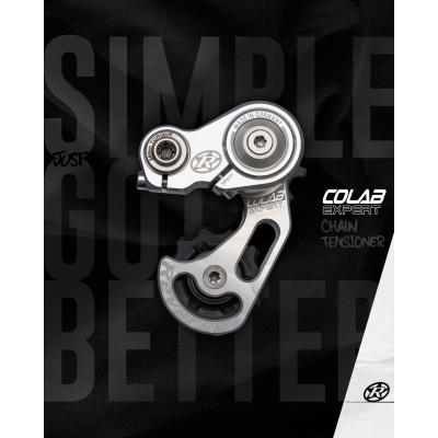 REVERSE Colab Expert Chain Tensioner Purple Singlespeed tensioner