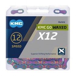 KMC X12 Aurora Blue 12 Speed 126 links Rainbow reťaz