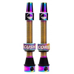 Cush Core 55mm Tubeless Valves Bezdušové Ventilky Silver Strieborné  1 pár