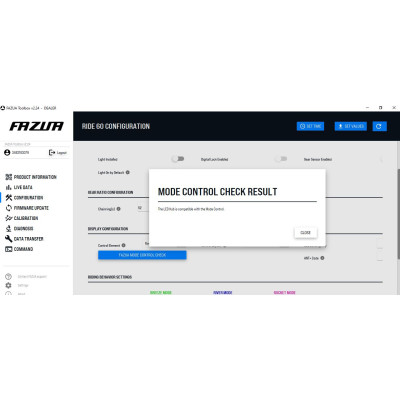 FAZUA MODE CONTROL RIDE60 controller