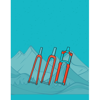 RideWrap TAILORED Fork Protection Ochranná fólia na vidlicu 99%