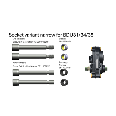 BOSCH Frame bushing set, narrow (BDU31YY, BDU34YY, BDU38YY) vložky 2ks