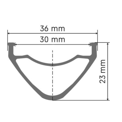 DT SWISS FR 571 32H 27,5" Ráfik Strieborný