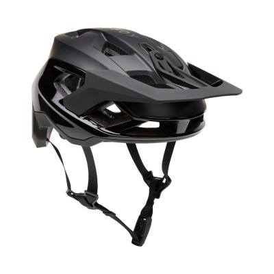Fox Speedframe Pro Mt Blk Ce, Matte Black cycling helmet