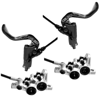 Magura MT7 SL CHROME SILVER CARBOLAY disc brakes | SET