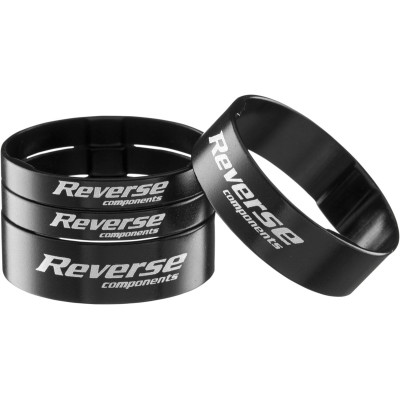 REVERSE Spacer Set Ultra-Light 1 1/8" (Black)