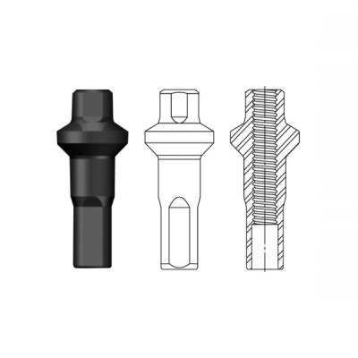 SAPIM Polyax Double Square Secure Lock Alloy Niple