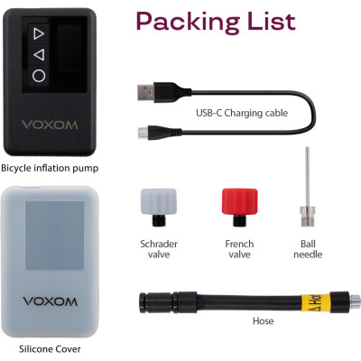 VOXOM Mini Tire Inflator EPu2 elektrická minipumpa