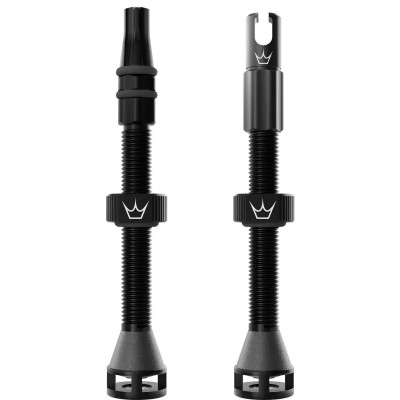 PEATY'S HOLESHOT FAST FLOW Tubeless Valves 60mm BLACK