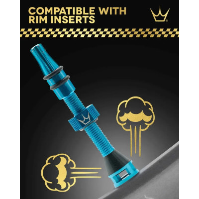 PEATY'S HOLESHOT FAST FLOW Bezdušové Ventilky 60mm zlaté